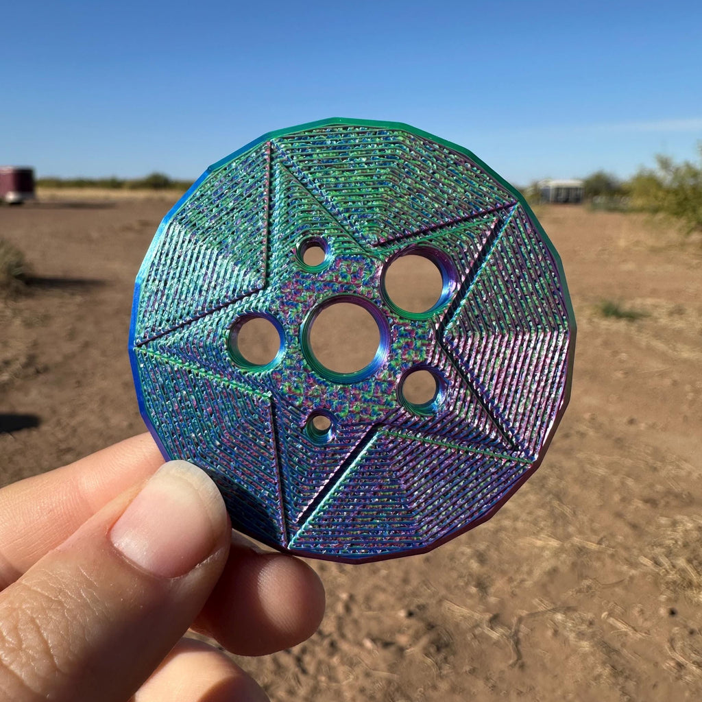 3D Printed Fiber Diz Tool: Wool Combing & Spinning - Multiple Hole Sizes