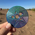 3D Printed Fiber Diz Tool: Wool Combing & Spinning - Multiple Hole Sizes