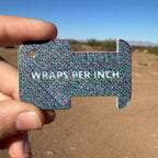 Wraps Per Inch (WPI) Yarn Gauge Tool: Knitting & Spinning Accessory