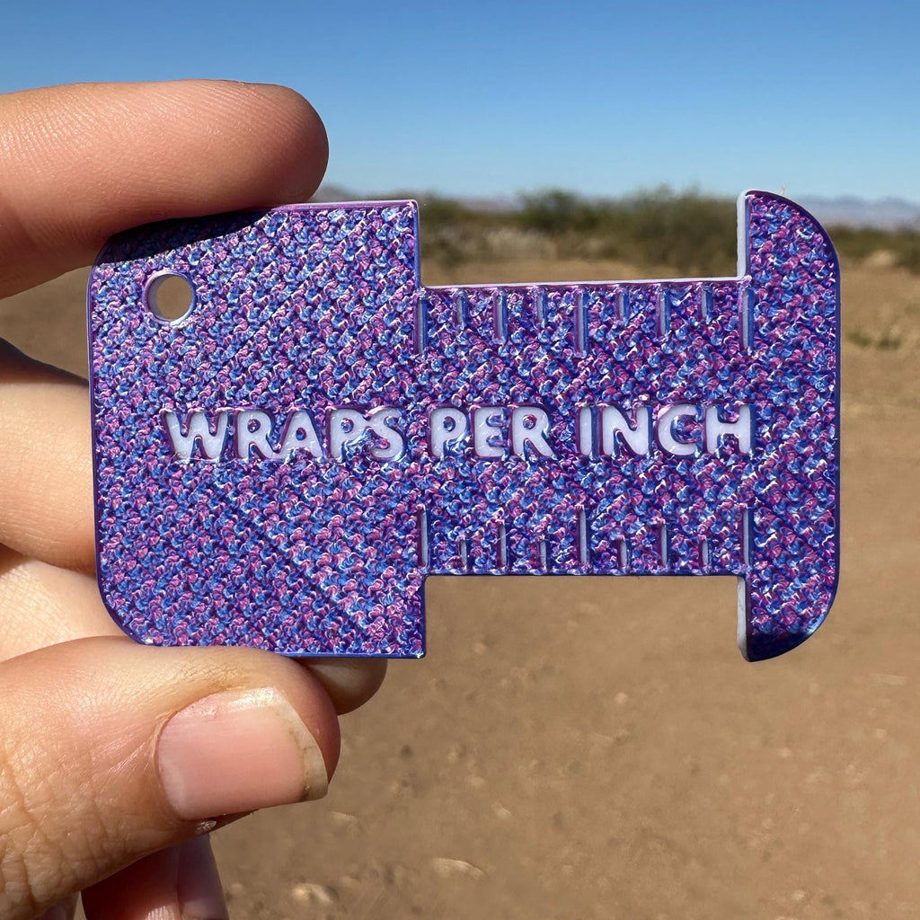 Wraps Per Inch (WPI) Yarn Gauge Tool: Knitting & Spinning Accessory