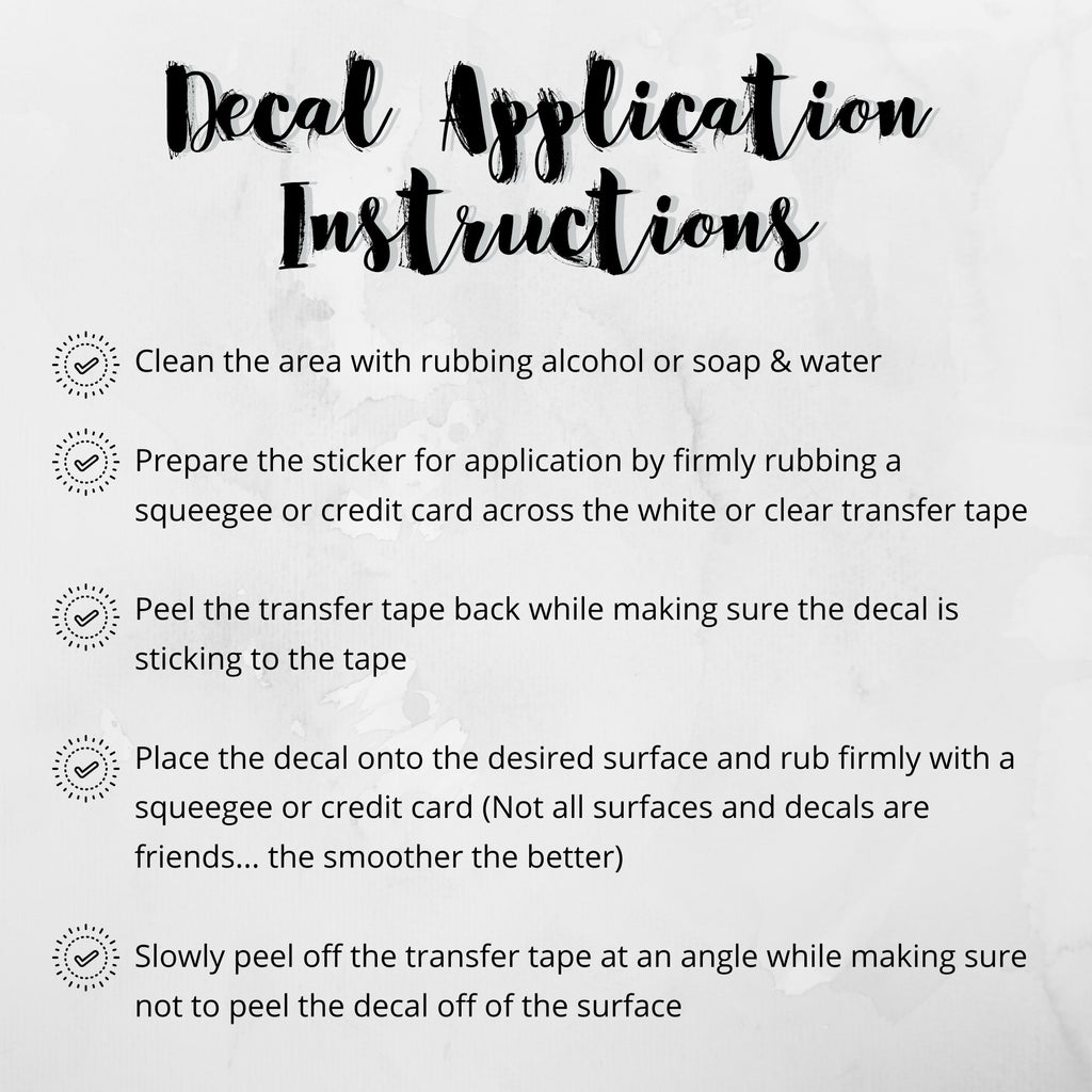 Happy Chicken Flock Vinyl Decal - Farmhouse Kitchen Sticker