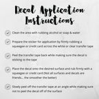 Happy Chicken Flock Vinyl Decal - Farmhouse Kitchen Sticker