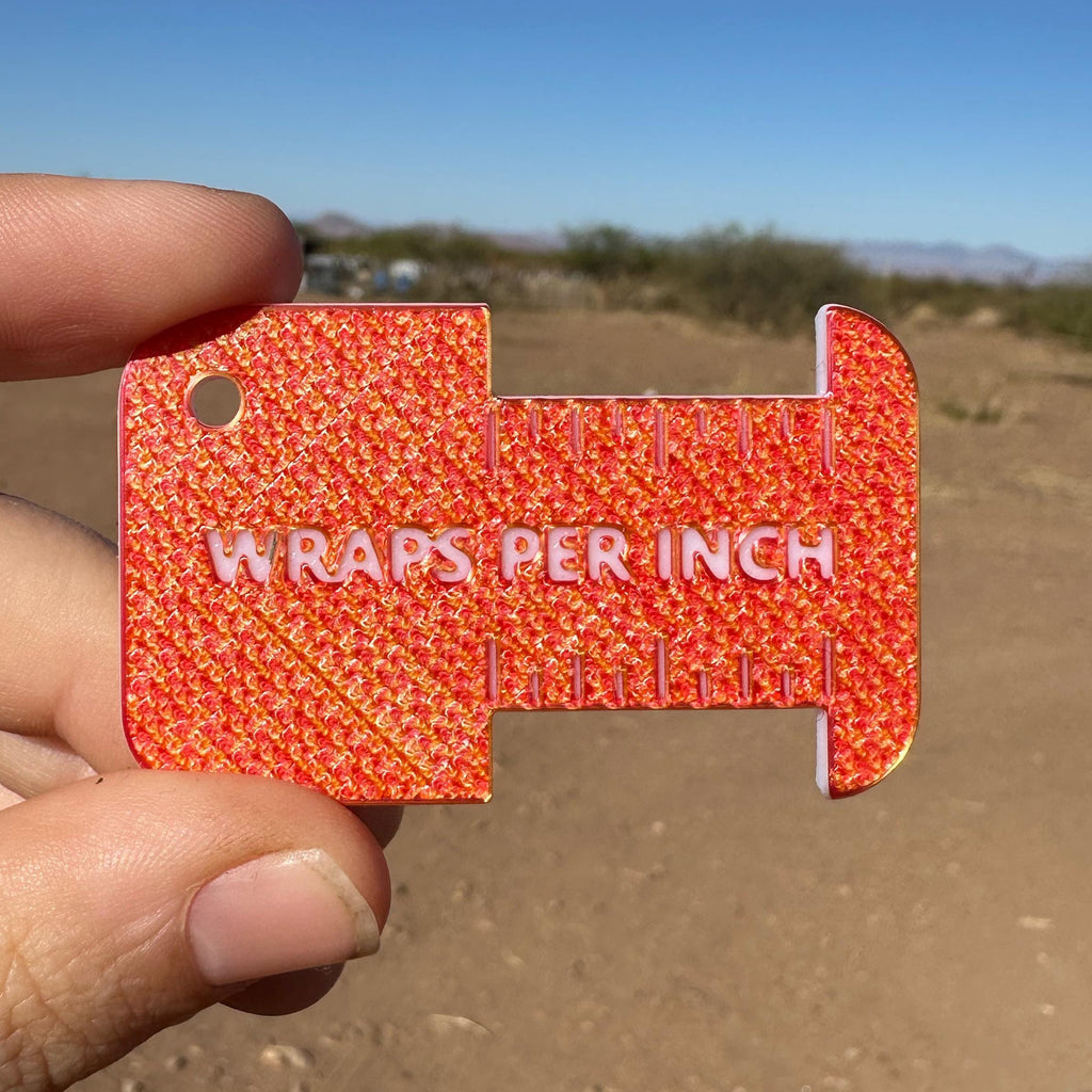 Wraps Per Inch (WPI) Yarn Gauge Tool: Knitting & Spinning Accessory