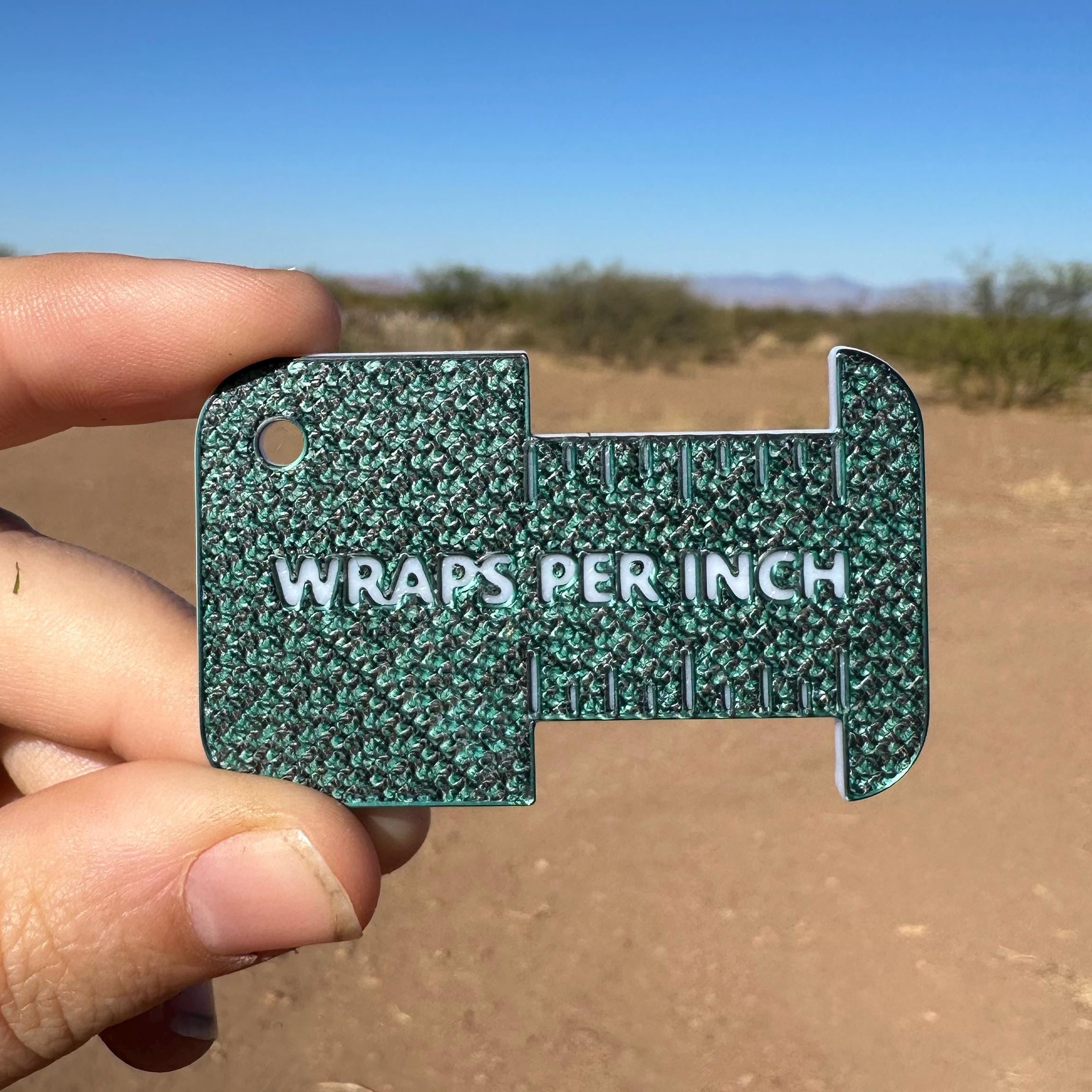 Wraps Per Inch (WPI) Yarn Gauge Tool: Knitting & Spinning Accessory