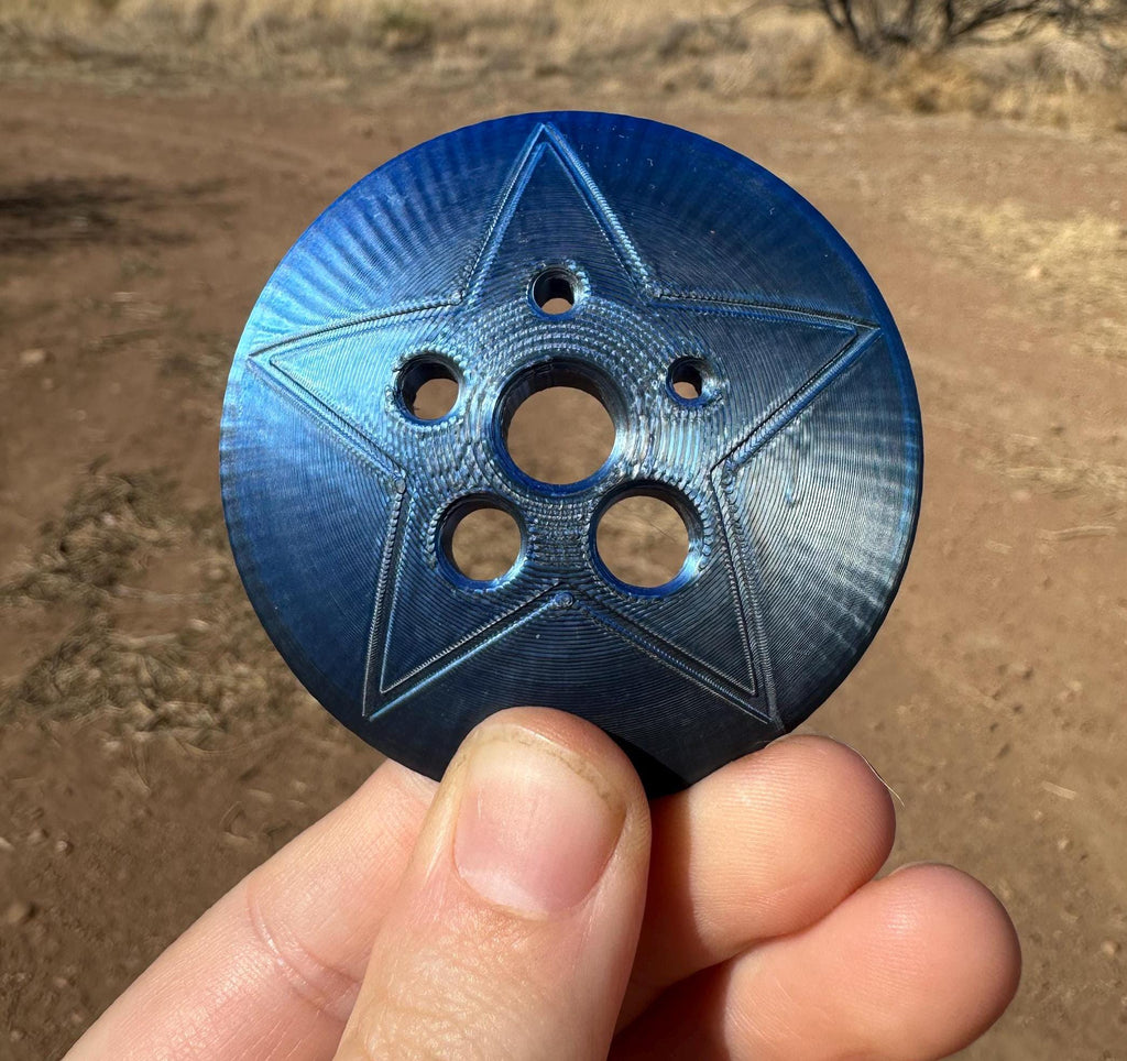 3D Printed Fiber Diz Tool: Wool Combing & Spinning - Multiple Hole Sizes