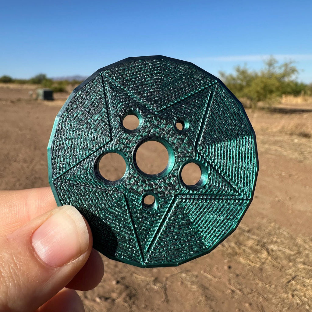 3D Printed Fiber Diz Tool: Wool Combing & Spinning - Multiple Hole Sizes