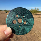 3D Printed Fiber Diz Tool: Wool Combing & Spinning - Multiple Hole Sizes