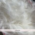 Raw Angora Fiber/ Wool by the Half Ounce - Ethically Harvested from Happy Rabbits