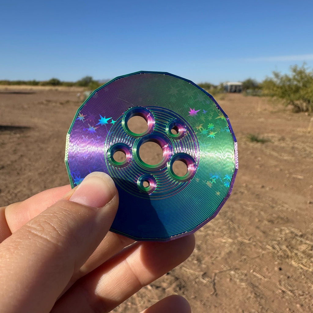 3D Printed Fiber Diz Tool: Wool Combing & Spinning - Multiple Hole Sizes