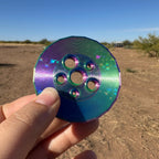 3D Printed Fiber Diz Tool: Wool Combing & Spinning - Multiple Hole Sizes