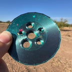 3D Printed Fiber Diz Tool: Wool Combing & Spinning - Multiple Hole Sizes